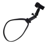 GARVALON Support de Micro Suspendu Autour du Cou Pince Réglable Léger pour Magiciens et Chanteurs en Extérieur et Événements en Plein Air