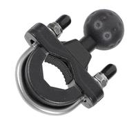 GARVALON Support de Téléphone pour Guidon de Moto Boulon M10 en U Base Robuste en ABS et Métal Compatible Support GPS et Smartphone Fixation Antivibration pour Accessoires Moto