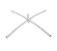 GARVALON Support Mobile pour Bébé de Croix, Porte-clochette Musicale Suspendue pour Lit de -né, Jouets Suspendus pour Berceau, Accessoire Solide pour Éveil Visuel et Sommeil Apaisant