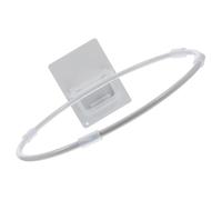 GARVALON Support Mural Balle Basket Blanc Rack Pliable sans Perçage pour Rangement et Affichage Basketball Football Volley-Ball Support Mural pour Ballon Multi-Sports Gain de Place