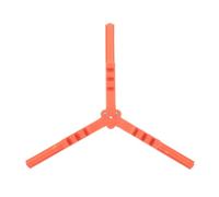 GARVALON Support Pliable pour Trépied de Réchaud à Gaz Rack Fixe en Nylon Orange Base Stable pour Cartouche de Gaz Accessoire Camping Barbecue Portable 1 Pièce