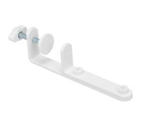 GARVALON Supports pour Panneaux Perforés en Métal Crochets, Étagères Ajustables pour Rangement de Bureau, Fixation sans Perçage pour Espace de Travail