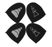 GARVALON Surchaussures de Cyclisme en Néoprène Imperméables et Isolantes Bottines Chauffe-Pieds Coupe-Vent pour VTT et Vélo de Route Taille Moyenne 2 Paires Marquages Réfléchissants