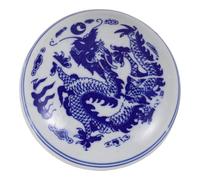 GARVALON Tampon Encreur Porcelaine Bleue et Blanche Boîte Étanche pour Débutants Accessoires Calligraphie Pâte Encre pour Sceaux et Scrapbooking