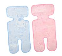 GARVALON Tapis Rafraîchissant Pour Poussette Et Chaise Haute En Non-tissé 71x13 Pouces Double Couche Confortable Pour Sieste D'été Bébé