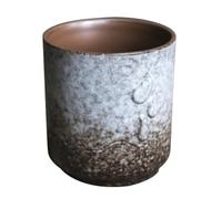 GARVALON Tasse à Thé Japonaise en Céramique Grossière Grosse Taille Blanche Tasse Créative Maison Bureau pour Boire du Thé Style Japonerie Authentique Solide et Décorative