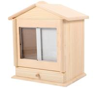 GARVALON Urne Funéraire en Bois pour Animaux de Compagnie Boîte à Souvenirs pour Cendres de Chat et Chien Urne Commémorative Sécurisée Cadre Photo 1 Pièce Adaptée pour Mémorial