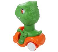 GARVALON Voiture Dinosaure Plastique Pression sans Pile Petite Voiture Résistante et Facile à Tenir pour Garçon Fille Modèle de Moto Dinosaure pour Jeu Parent-garçon Fille