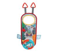 GARVALON Volant pour Siège de Véhicule Garçon et Filles, Simulateur de Conduite Interactif Sons Réalistes, Éducatif pour Bébé, Fixation Facile sur Siège Arrière, Jeu de Rôle pour Intérieur