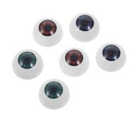 GARVALON Yeux Réalistes en Acrylique 22 MM 3 Paires pour Loisirs Créatifs Accessoires Halloween Masques Cosplay Poupées et Peluches DIY