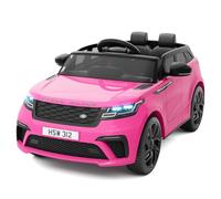 Garvee 12V Voiture Electrique Enfànt, Land Rover Licenciée avec Télécommande, Musique & MP3, Véhicule Électrique pour Enfants 3 an+(Rose)