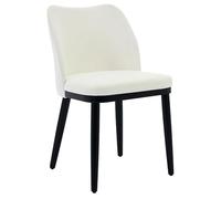 Garvee 2 Chaises De Salle à Manger, Chaises d'Appoint en Lin Rembourré, Assise Rembourrée Et Pieds en Bois - Chaises De Salle à Manger Modernes pour Restaurant, Cuisine, Café, Salon