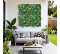 Garvee 20" Artificial Plant Wall Panel, Faux Greenery Backdrop Décor with UV Protection for Privacy Screen Fence Covering, Lightweight, Stability