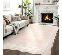Garvee 5.2x7.5 Area Rugs Living Room Washable Modern Rug, Soft Non Slip Rugs Ultra-Thin Indoor Carpet for Bedroom Dining Room Nursery Home Office
