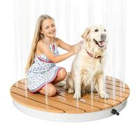 Garvee Accessoire Sauna Supplémentaire, Douche De Sol à Commande Pédale, Hauteur De Jet Réglable Et Surface Antidérapante, Idéale pour Jardin, Piscine Et Camping