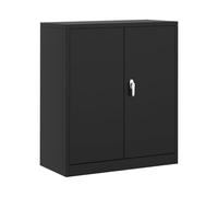 Garvee Armoire de Rangement Acier Grand capacité - 2 étagères réglables, Portes verrouillables, pour Bureau ou Atelier, Montage Facile, sécurité renforcée - Réglementation Japonaise