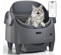 Garvee Bac à Litière Autonettoyant pour Chats, Contrôle par Application Mobile, 15 Niveaux De Sécurité, Hauteur d’Entrée Réglable, Idéal pour Multi-Chats