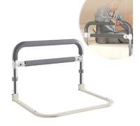 Garvee Barrière de lit sécurisée pour Adultes et Seniors - Hauteur Ajustable (4 Niveaux) - Rampe d’Assistance Repliable - prévention des Chutes - idéale Personnes âgées, Femmes Enceintes, mobilité