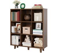 Garvee BIBLIOTHEQUE,Étagère, Meuble De Rangement avec 6 Compartiments,Étagère De Rangement Autoportante, Armoire De Présentation