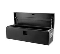 Garvee Boîte à Outils En Acier Robuste Pour Camion - Coffre De Rangement Sécurisé Avec Serrure ouvercle Rainuré Sans Poignée - Idéal Pour Remorque Et Pick-Up, 48x15x15 Pouces