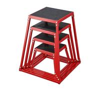 Garvee Boîte Entraînement Pliométrique, Plateforme Antidérapante pour Gym Domicile, Step-Up Pompe Squat, Boîte De Saut Polyvalente avec Tailles Multiples