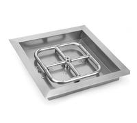 Garvee Brûleur De Brasero Extérieur Encastrable en Acier Inoxydable, Résistant pour Terrasse Et Jardin