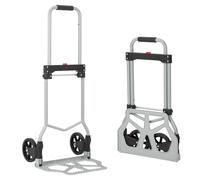 Garvee Chariot Roulant Pliable Multifonction - Capacité 100 kg, Plateau en Acier Robuste, Compact et Facile à Ranger - Idéal pour Bureau, déménagement, entrepôt, Voyage - Plateau en Acier