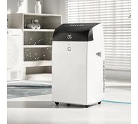 Garvee Climatiseur mobile 10 000 BTU, climatiseur 4 en 1 avec refroidissement, déshumidification et ventilation, fonctionnement silencieux < 50 dB, écran numérique + télécommande, minuterie 24h, kit