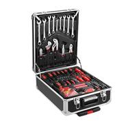 Garvee Coffret à outils professionnel 800 pièces - Ensemble complet de clés et douilles - Pour réparation maison, auto, bricolage - Boîte à outils roulante - Format valise