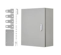 Garvee Coffret peinture murale étanche NEMA 4X/IP66/IP67 - Boîte électrique extensionérieure 24"x16"x12" en acier inoxydable, anti-poussière, verrouillable avec plaque de montage et 2 clés, panneau
