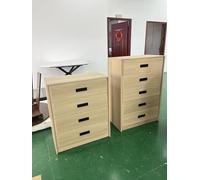 Garvee Commode Moderne à 3 Tiroirs en Bois MDF, Meuble De Rangement pour Chambre Et Salon, Grande Capacité De Stockage, Poignées Intégrées, Table De Chevet Multifonction, 76 x 40 x 76 cm