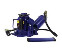 Garvee Cric Bouteille hydraulique et pneumatique 20T Profil Bas - Acier coulé - Manuel & air - pour Auto, Camion, Maison, Industriel - Cylindre incliné, Format Court, capacité 44 000 lbs