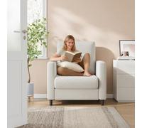 Garvee Fauteuil d'Appoint De 33,9 Pouces pour Canapé, Fauteuil d'Appoint De Salon à Montage sans Outil,Confortable pour Salon.