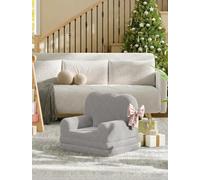 Garvee Fauteuil Ou Lit Pliant Enfants, Canapé pour Eenfants 2-en-1 Transformable en Doux Tissu Sherpa, pour Chambre d’Enfant, Aire De Jeux, Cadeau d’Anniversaire