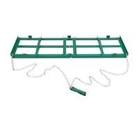 Garvee Herse de nivellement lourde pour pelouse et allée - Accessoire pour tondeuse, ATV, UTV, tracteur - Égalise gravier, sable, sol - Chaîne 6FT incluse - Durable - Vert, 122x51cm