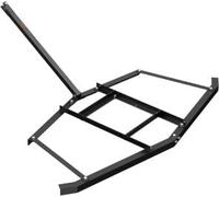 Garvee Herse de nivellement traînée pour ATV/UTV - Gravier et Terre - Acier Robuste - Attelage à goupille - Entretien d'allée et Jardin, 74 Pouces/188cm