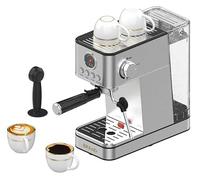 Garvee Machine à Café 20 Bars Avec Porte-Filtre Et Thermobloc, Machine Expresso, Machine à Café 20 Bars Pour Cappuccino, Acier Inoxydable.