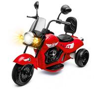Garvee Moto Électrique Enfants 12V avec Moteur Double pour 3 à 6 Ans