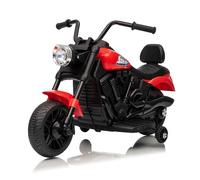 Garvee Moto électrique Enfants, Quad Électrique Enfant, 3 Roues, 6V Voiture Électrique pour Enfants avec LED Et Musique, Stoßdämpfung, Moto Enfant pour Enfants dès 18 Mois（Rot