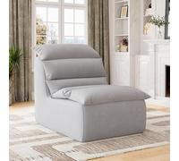 Garvee Pouf Poire, Canapé De Sol Confortable avec Mousse Haute Résilience Et Base Antidérapante, Pouf Poire pour Adultes, Fauteuil De Coin Lecture/Jeux pour Le Salon Ou La Chambre, Gris