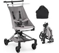 Garvee Poussette Canne Ultra Légère - Poussette Bébé Compacte <10 LBS Pour Avion Avec Sac De Transport, Pliable à Une Main, Canopée Réglable, Roues 360°, Harnais 3 Points, Poussette Voyage 6-36 Mois
