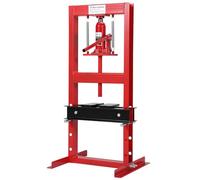 Garvee Presse hydraulique d’atelier H-Frame - Capacité 6 tonnes - Structure robuste - Hauteur réglable avec 2 plateaux mobiles - Pour montage/démontage de roulements et bagues - Avec capot