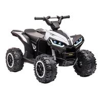 Garvee Quad Électrique Enfant 12V, Voiture Électrique pour Enfants avec LED Et Musique, 2 Vitesses 3-6 km/h, Klaxon, ATV pour Enfants 3+ Ans 83x 53x 56 cm