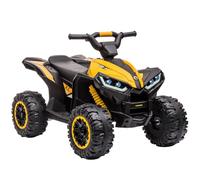 Garvee Quad Électrique Enfant 12V, Voiture Électrique pour Enfants avec LED Et Musique, 2 Vitesses 3-6 km/h, Klaxon, ATV pour Enfants 3+ Ans 83x 53x 56 cm