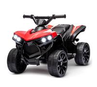 Garvee Quad Électrique Enfant, Voiture Électrique pour Enfants avec LED Et Musique,1.5-3 km/h, Klaxon, ATV pour Enfants 3+