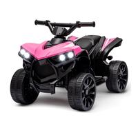 Garvee Quad Électrique Enfant, Voiture Électrique pour Enfants avec LED Et Musique,1.5-3 Km/h, Klaxon, ATV pour Enfants 3+