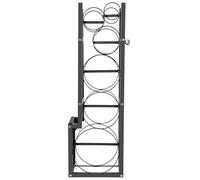 Garvee Rack solide pour bouteilles de gaz réfrigérant - Support pour 1 cylindre de 50 lb et 2 de 30 lb - Acier renforcé, 3 emplacements, montage facile, sécurité professionnelle - Spécification : 1×50