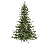 Garvee Sapin De Noël Artificiel 180 Cm, Grand Sapin De Noël en PVC avec LED Bicolores, Support en Métal Stable, Montage Rapide, Réutilisable, pour Decoration Noël