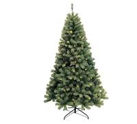 Garvee Sapin de Noël Artificiel 183 cm avec 250 LED, Grand Sapin de Noël en PVC 1350 Pointes 8 Modes, Support en Métal Stable, Montage Rapide, Réutilisable