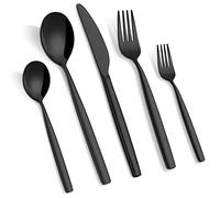 Garvee Service De Couverts Pour 6 Personnes, En Acier Inoxydable De Qualité Alimentaire, Compatible Lave-Vaisselle, Idéal Pour Un Usage Familial Ou Comme Cadeau De Pendaison De Crémaillère